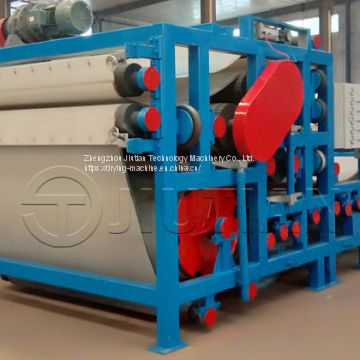 Belt Filter Press Spent Grain Dewatering Machine