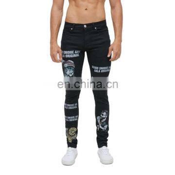 DiZNEW Bulk Trendy Men Digital Print Jeans Denim Men's Pants men jeans pants