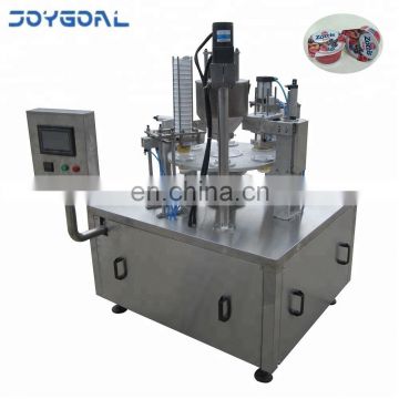 Joygoal - factory plastic cup sealing and filling machine for honey yogurt cup sealing machines