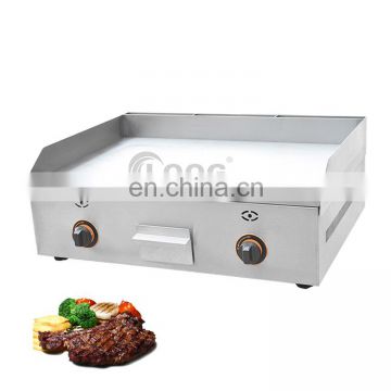 Restaurant Use Kitchen Barbecue Equipments LPG Gas Flat Burger Griddle Machine Professional Gas Griddle Supplier