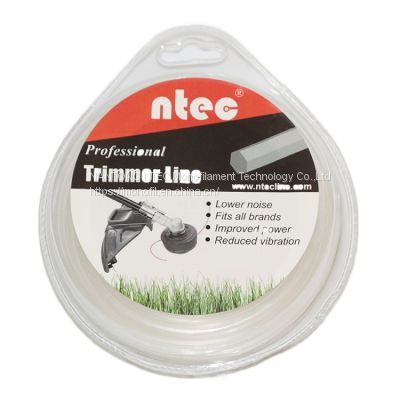 100% nylon grass trimmer line double blister packing for electrical blade trimmer machine brush cutter