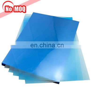 NO MOQ transparent micron plastic cover a4 pvc binding sheet cover