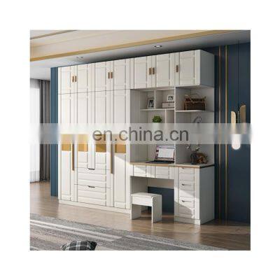 White Modern Walk in Closet Cabinet Cabinet Storage Wardrobe Dressing Room