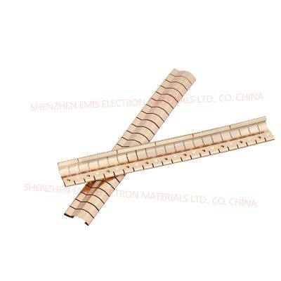 BeCu EMI Strip BeCu Fingerstock Clip-on Twist BeCu Strips Quality Warranty Over 3 Years Professional Supplier In China