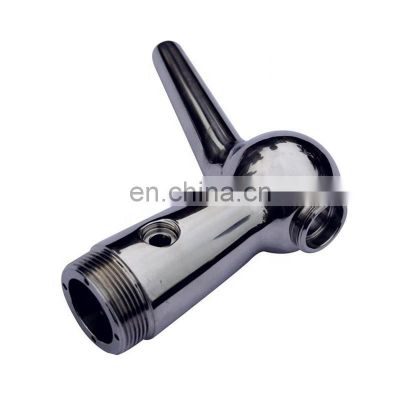 Custom precision investment casting parts Pipe Fittings Polished Brass / Stainless Steel Water Faucet