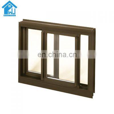 10 years warranty high quality casement reception window for office  glass window factory