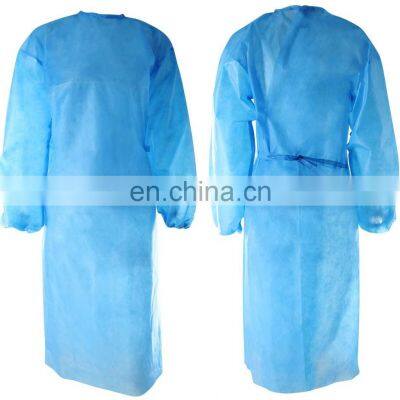 Disposable  non woven disposable ppe isolation gown