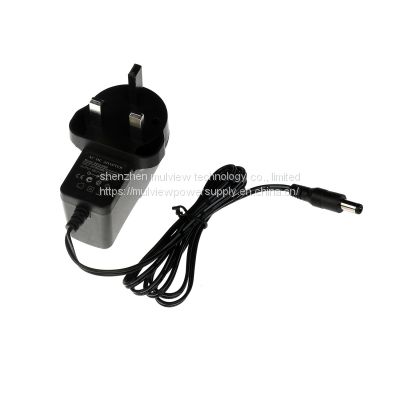 12V 1A UK wall mount AC/DC Power charger
