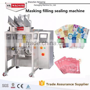 Automatic High Speed Cosmetic Facial Mask Filling Sealing Machine