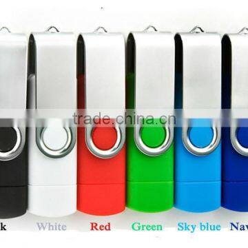 gift otg flash usb 4gb 8gb with red blue black white green color