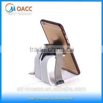 For iPhone for Apple Watch Aluminum dual Charging Stand,Charging stand for Apple Watch
