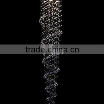 Modern Italy Style Crystal Spiral Chandelier Ceiling Hanging Lamps Lights Lighting Fixture CZ8039/6