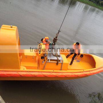 GRP 15 persons rescue boats with outboard engine