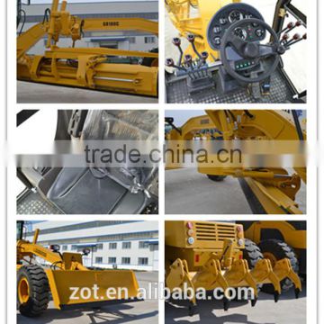 China TGT Tiangong 250HP motor grader with Shanghai/cummins engine ZF6WG180 transmission