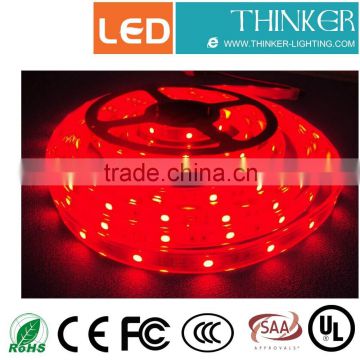 High brightness Flexible SMD5050 30leds/m IP67 strip with RGB color