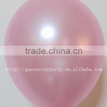 Latex balloons party balloons Metallic color light pink