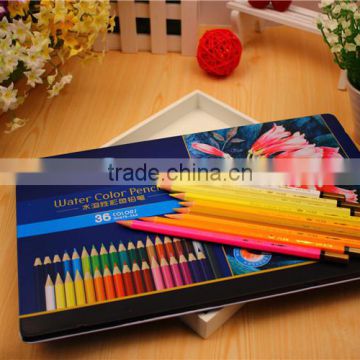 china products Water soluble color pencil 36 pcs in tin box