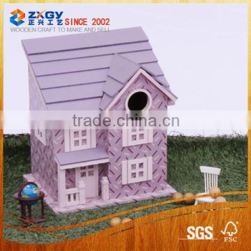 handcraft mini house model wooden toy