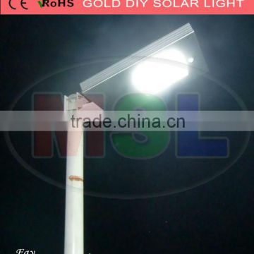 New Powerful Integrated All In One Solar LED Street Light With Motion Sensor For Car Park Manufacturer