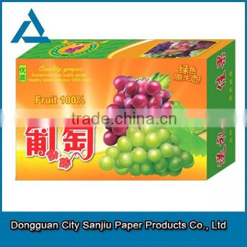 Corrugated Food Paper Packing Box With Plastic Handle manufacturer