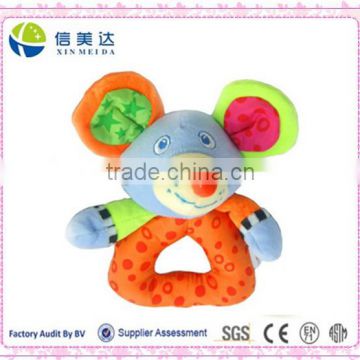 Mouse Plush Triangle Rattle Baby Toys