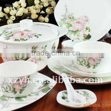 Porcelain Dinnerware Set,Rose Series2
