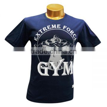 Customised Your Own Design Men's Gym Printed Tee Shirt Fitness Gym Wear