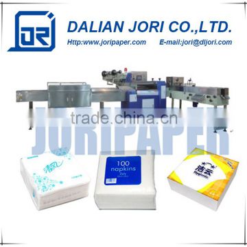 High Speed Fully Automatic Napkin Tissue Paper Warpping and Packing Machine