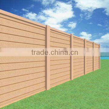 Plastic wooden composite exterior garden park decorative garden fencing