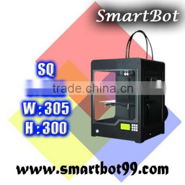 3d printer fdm, 3d printing machine [SmartBot SQ 3D Printer], print size 252*305*300mm (@Q101)