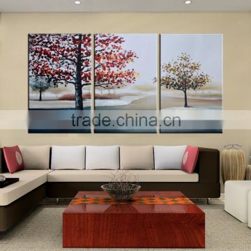 Colorful tree painting for home decor at low price