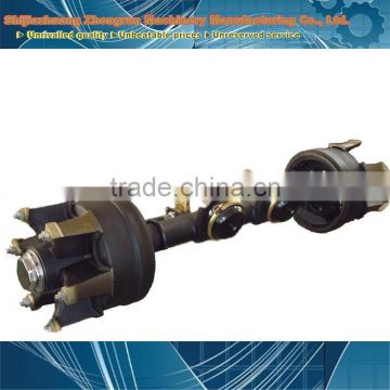 fuwa axle and agricultural trailer rear axle