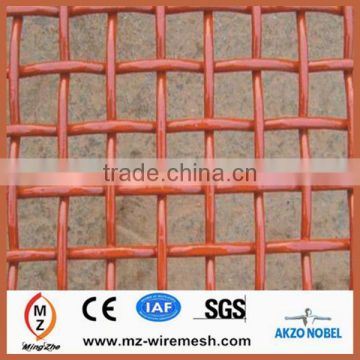 durable and discount !!! decoration PVC coated crimped wire mesh