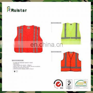 large reflective construction safety vest