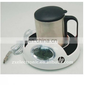 USB Cup Warmer with Time display