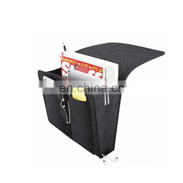 Felt Bed Pocket Caddy bag basket felt  with Customized Logo