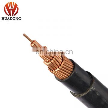 Huadong cable low Voltage 0.6/1kv Cu XLPE insulated   underground power cable