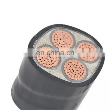 XLPE insulated production black wire electric power cable