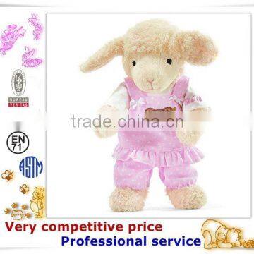 2015 Cute Plush Sheep Toys, loving heart sheep plush toys