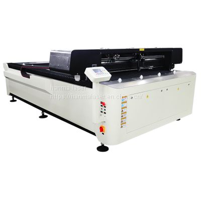 China hot selling1.3m*2.5m CO2 laser nonmetal cutting and engraving machine corbon laser cutting and engraving machine