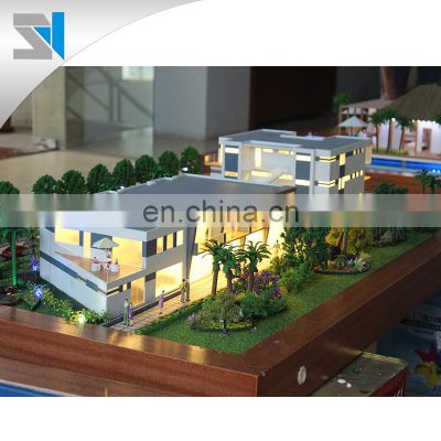 Netherlands Beach Residence building model, Miniature model house for real estate