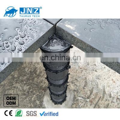 JNZ-TA-R high quality height adjustable raised floor marble paver support plastic pedestal