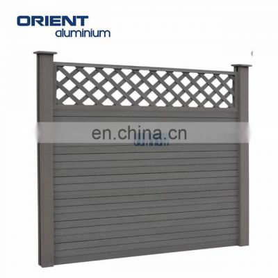 Aluminum privacy fence, wholesale aluminum laser cutting privacy fence, factory slat privacy fencing