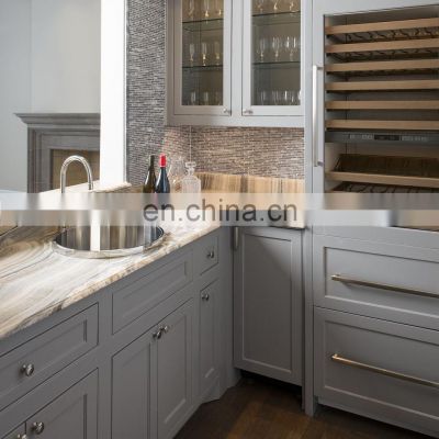 CBM Custom Solid Wood White Espresso Shaker Style Kitchen Cabinet Furniture