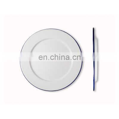 Eco friendly round novelties children dinner plates for restaurant