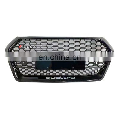 New style ABS auto grille for Audi Q5 radiator honeycomb grills front bumper RSQ5 SQ5 facelift mesh grille 2019
