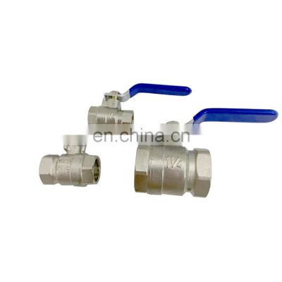 VORT High Quality Custom Brass Control Ball Valve With Lock Aluminum Butterfly Handle