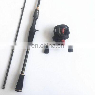 Fuji Guide 1.98m 2.19m Lure Casting 40T High Quality Carbon Fiber Fishing Rod with Reel, Combo Set