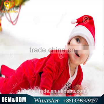 children clothing outfit kids baby christmas suit hat+rompers boys toddler clothing set