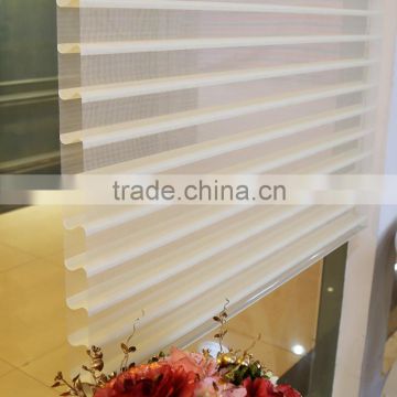 Yilian Home decoration Double layer Fabric Shangri-la Blinds for living room rolling shutter